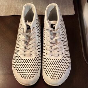 NoBull White Perforated Women’s  Sneakers
